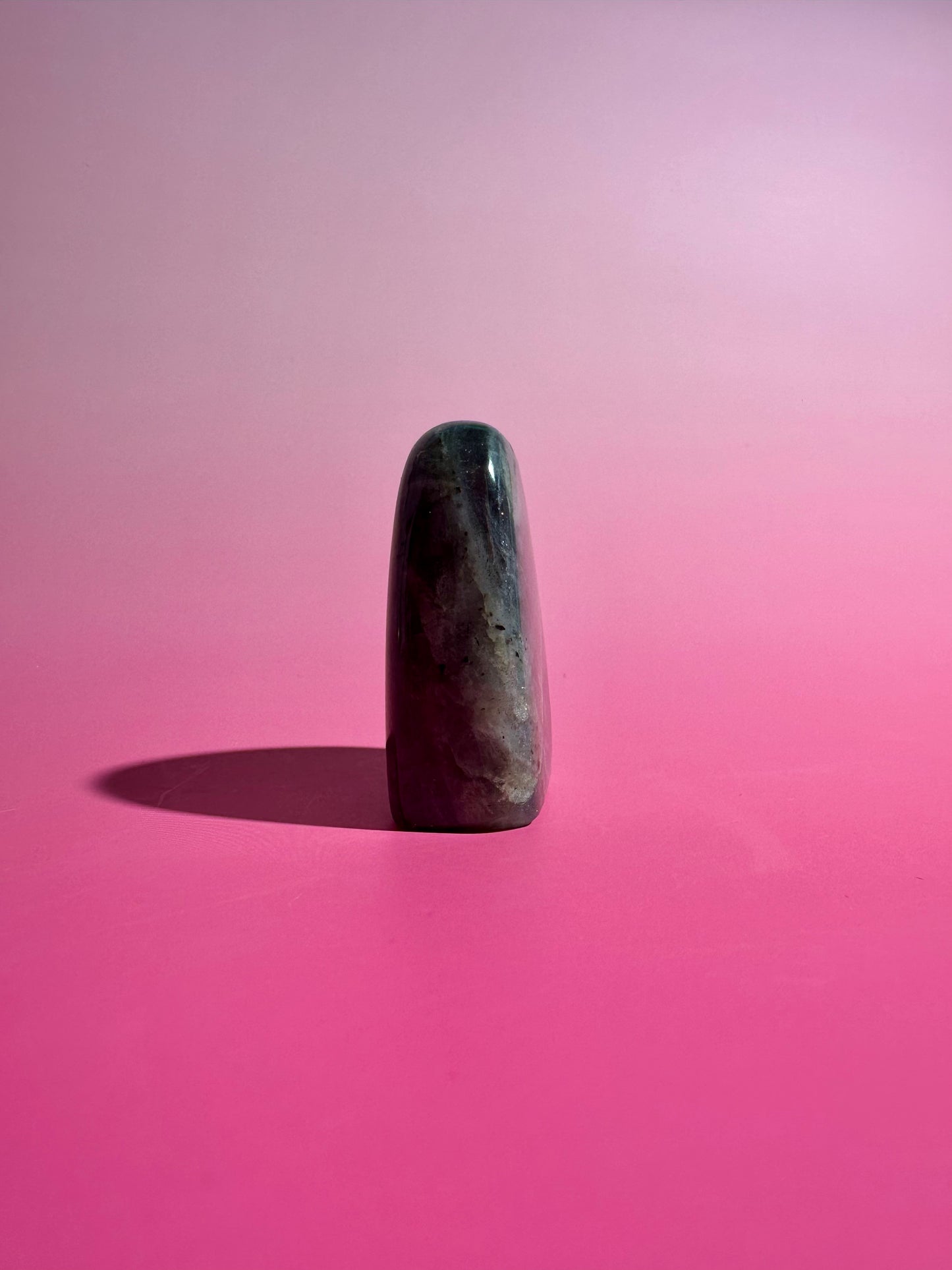 Small Blue and Purple Flash Labradorite Standing  Freeform – Option O