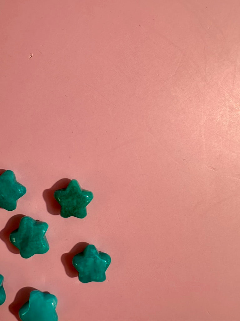 Mini Amazonite Star | Celestial Crystal Carving