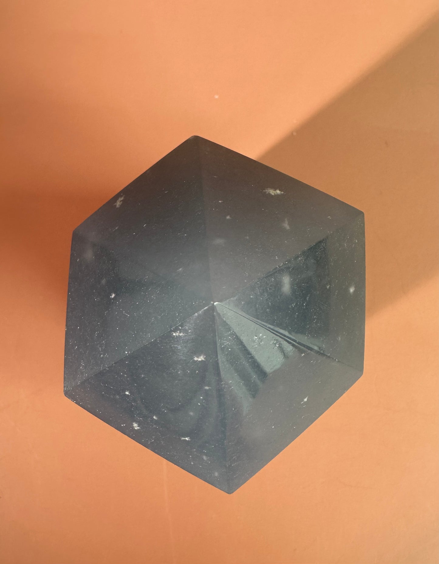 Large Peruvian Snowflake Angelite Tower - D