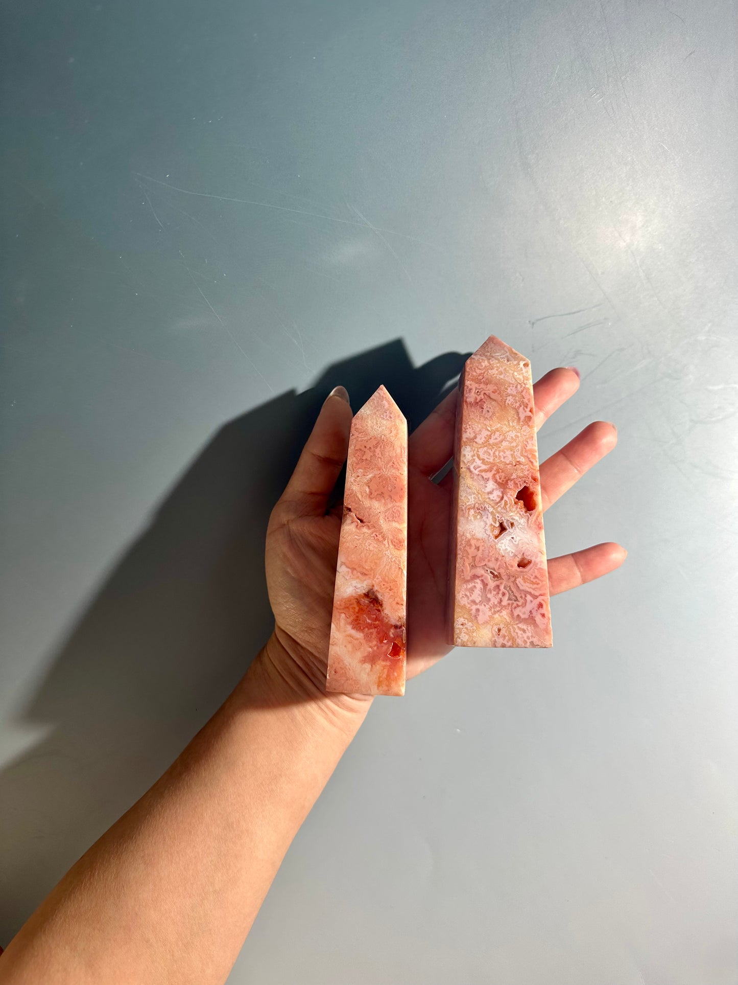 Intuitively Chosen Indonesian Pink Carnelian Tower | Love, Courage & Vitality Crystal