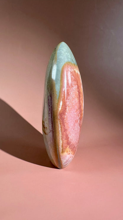 Polychrome Jasper Standing Freeform – Option G