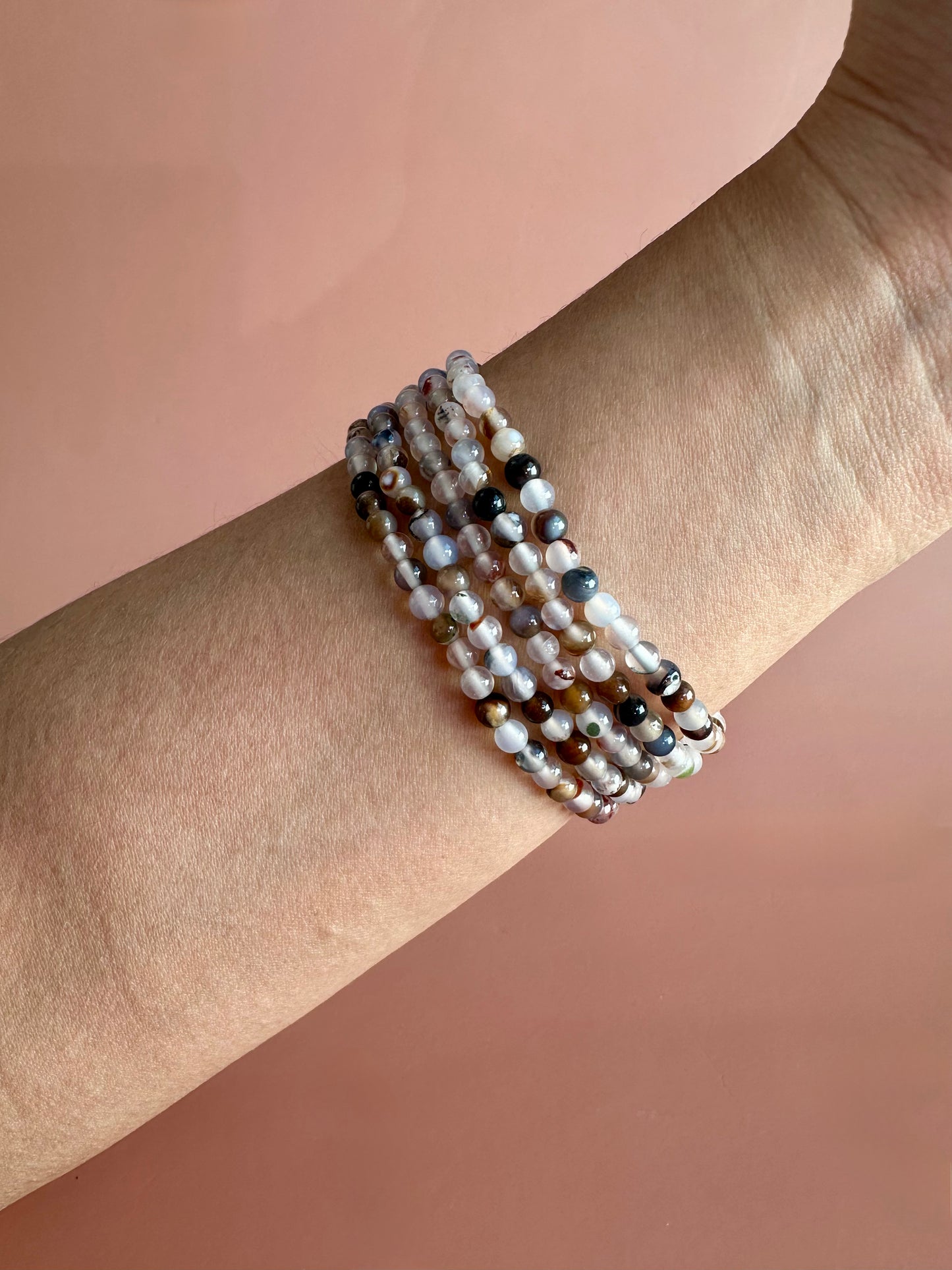 4mm Botswana Agate Bracelet