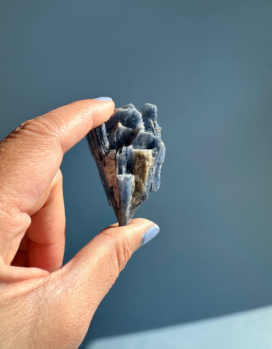 Kyanite in Quartz Cluster - B