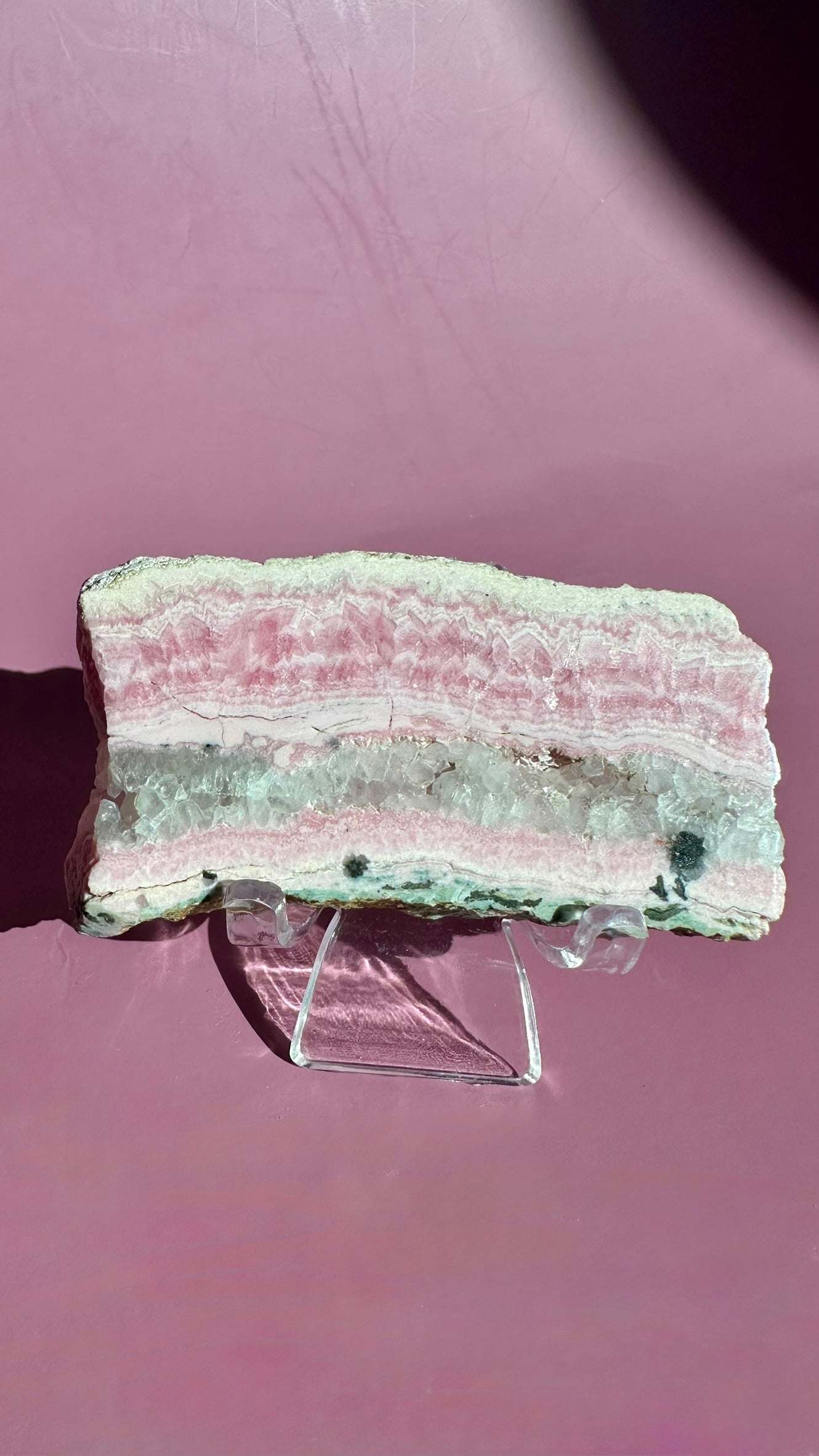 Peruvian Rhodochrosite Slab – Option A