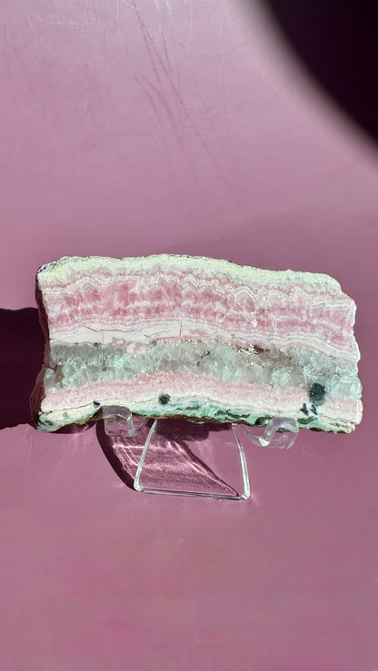 Peruvian Rhodochrosite Slab – Option A