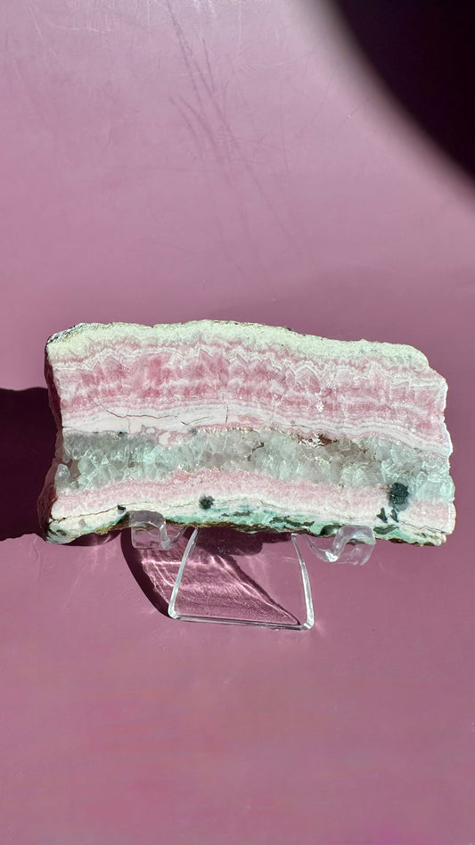 Peruvian Rhodochrosite Slab – Option A