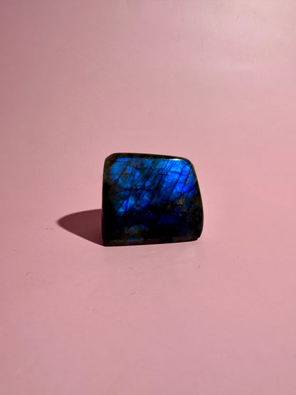 Small Blue Flash Labradorite Standing  Freeform – Option F