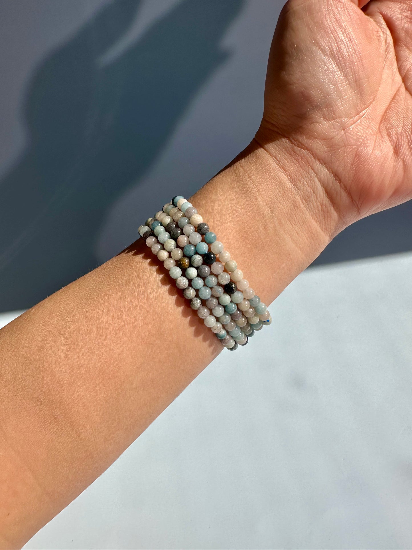 4mm Trolleite Beaded Bracelet