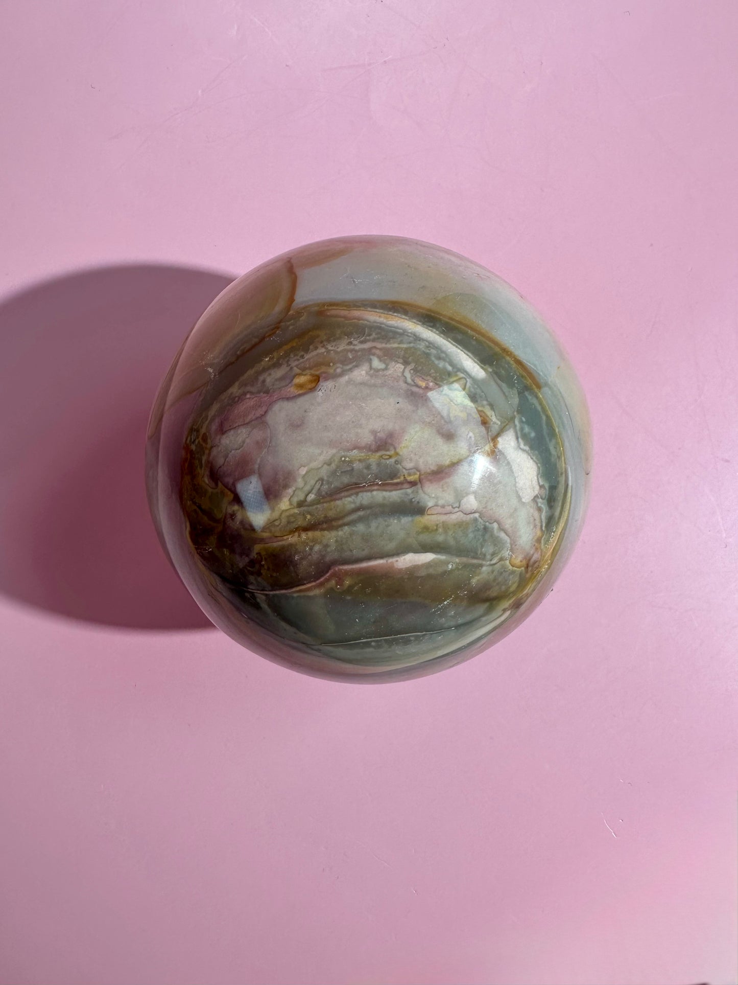 Large Polychrome Jasper Sphere – Option D