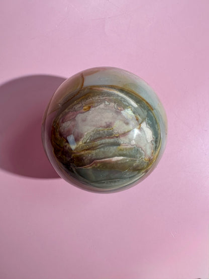 Large Polychrome Jasper Sphere – Option D