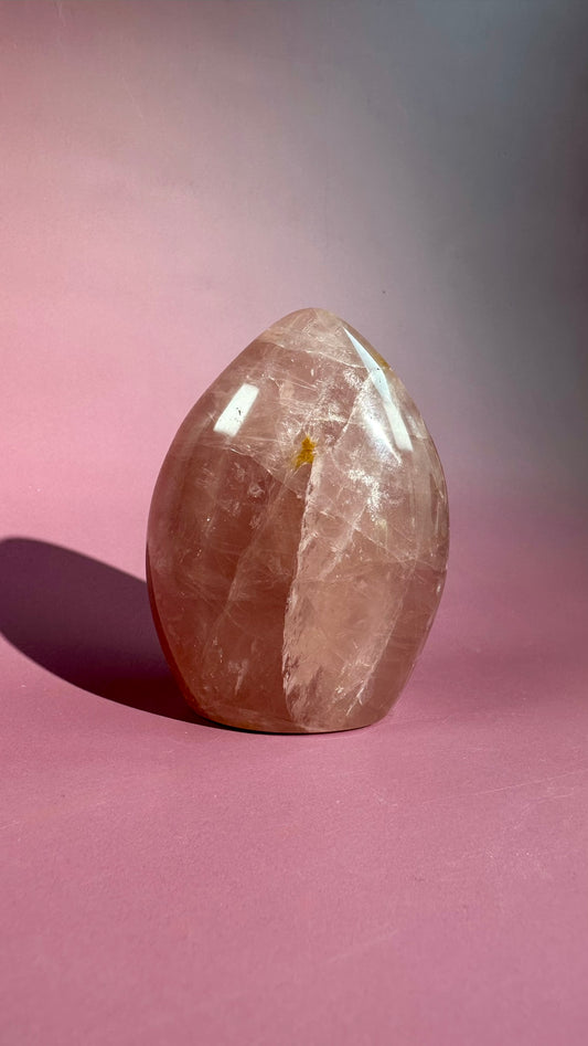 Medium Rose Quartz Standing Freeform - Option C