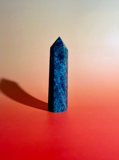 Blue Apatite Tower – Option B | Manifestation, Focus & Ocean Energy Crystal