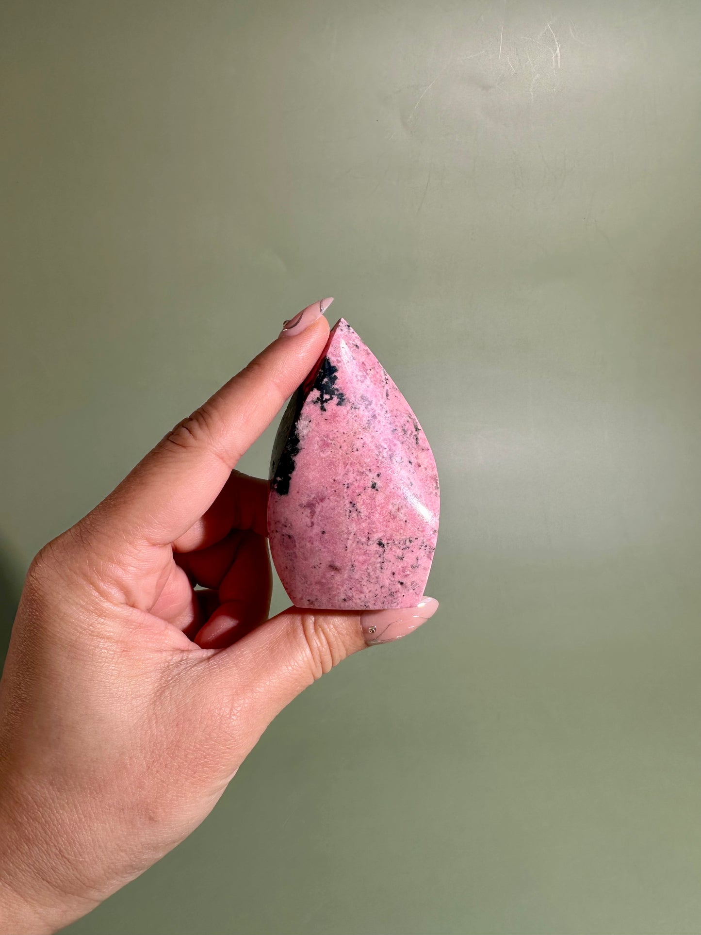 Peruvian Rhodonite Flame – Option B
