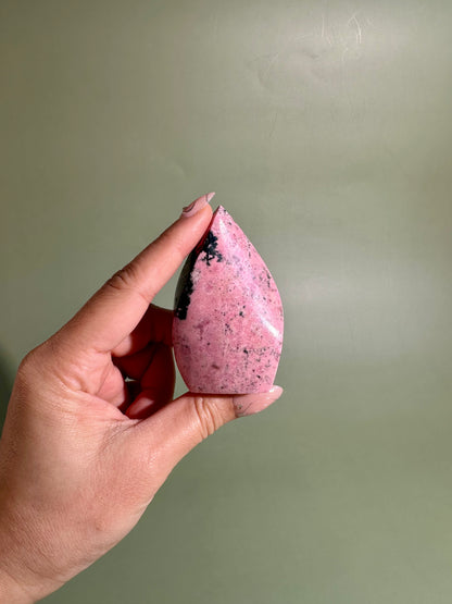 Peruvian Rhodonite Flame – Option B
