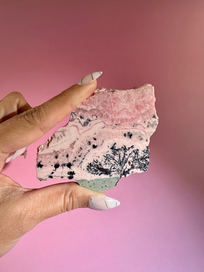 Peruvian Rhodochrosite Slab – Option D