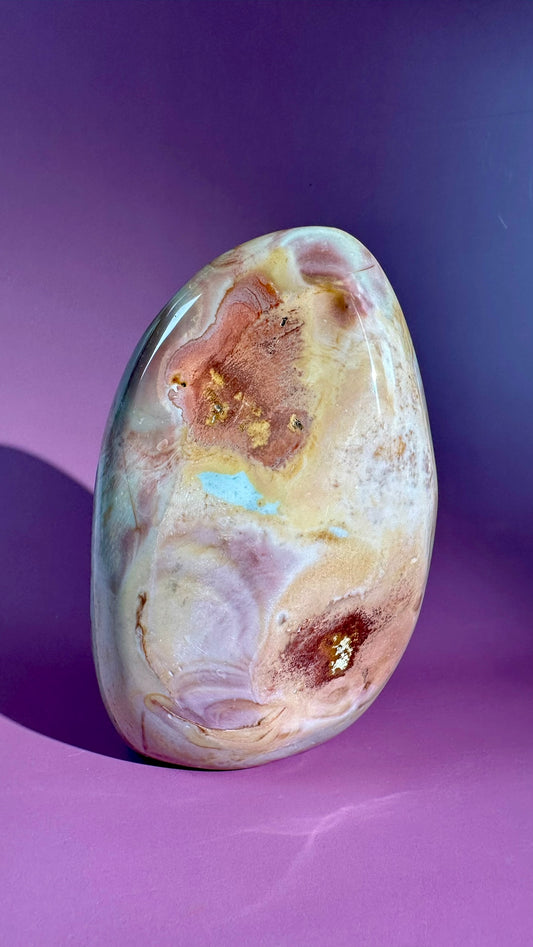 Perfectly Imperfect Polychrome Jasper Standing Freeform Misfit – Option H