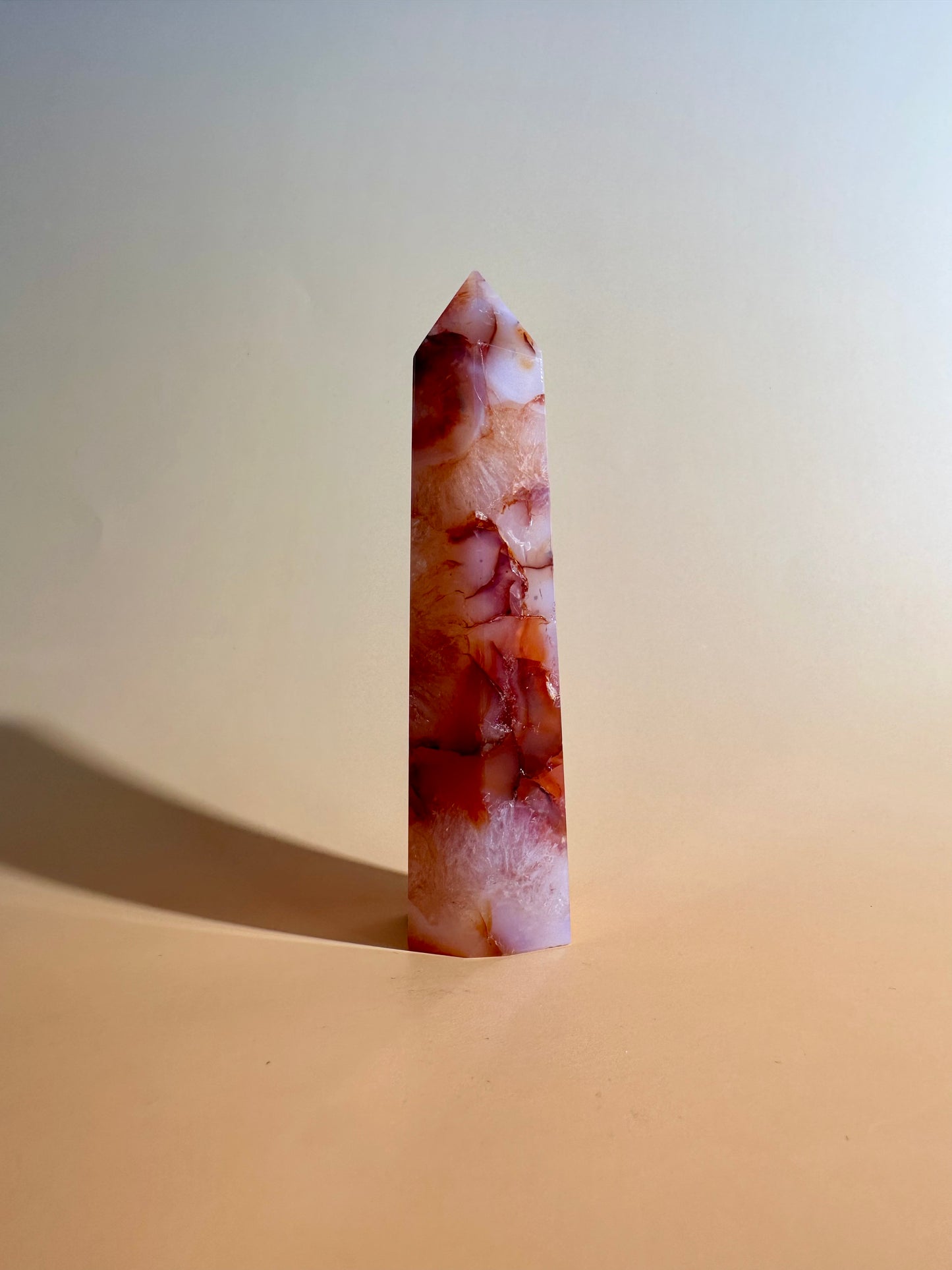 Carnelian Tower Option D | Motivation, Confidence & Positive Energy Crystal