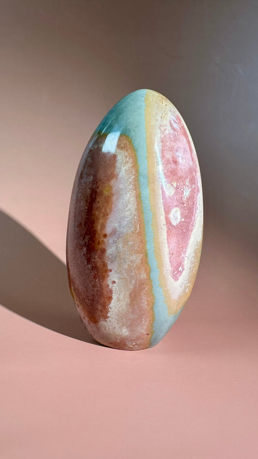 Polychrome Jasper Standing Freeform – Option G
