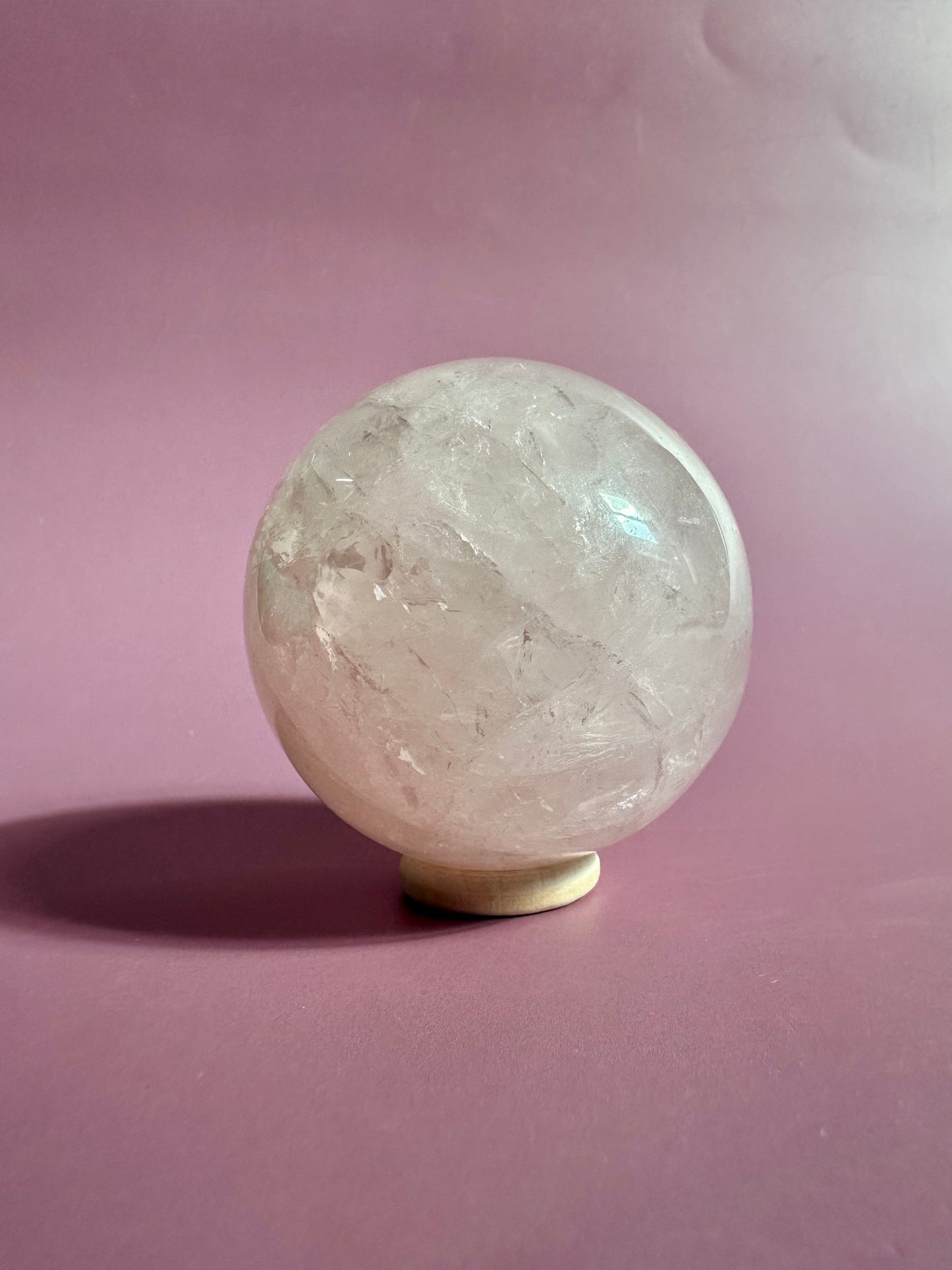Star Rose Quartz Sphere - C