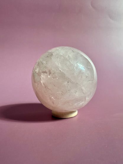 Star Rose Quartz Sphere - C