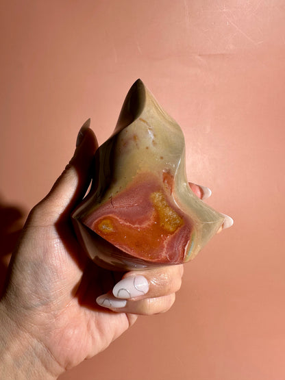 Polychrome Jasper Flame – Option D