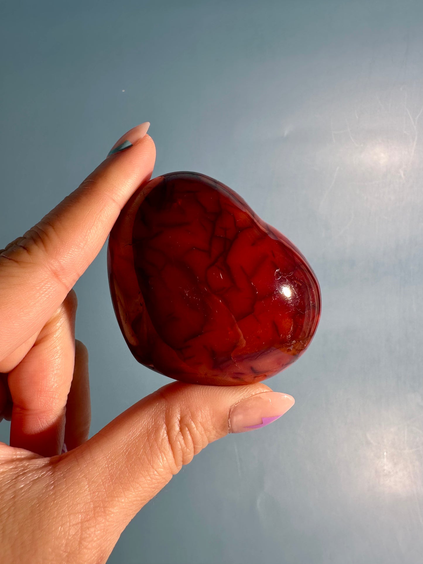 Small Carnelian Heart Option B | Motivation, Passion & Confidence Crystal
