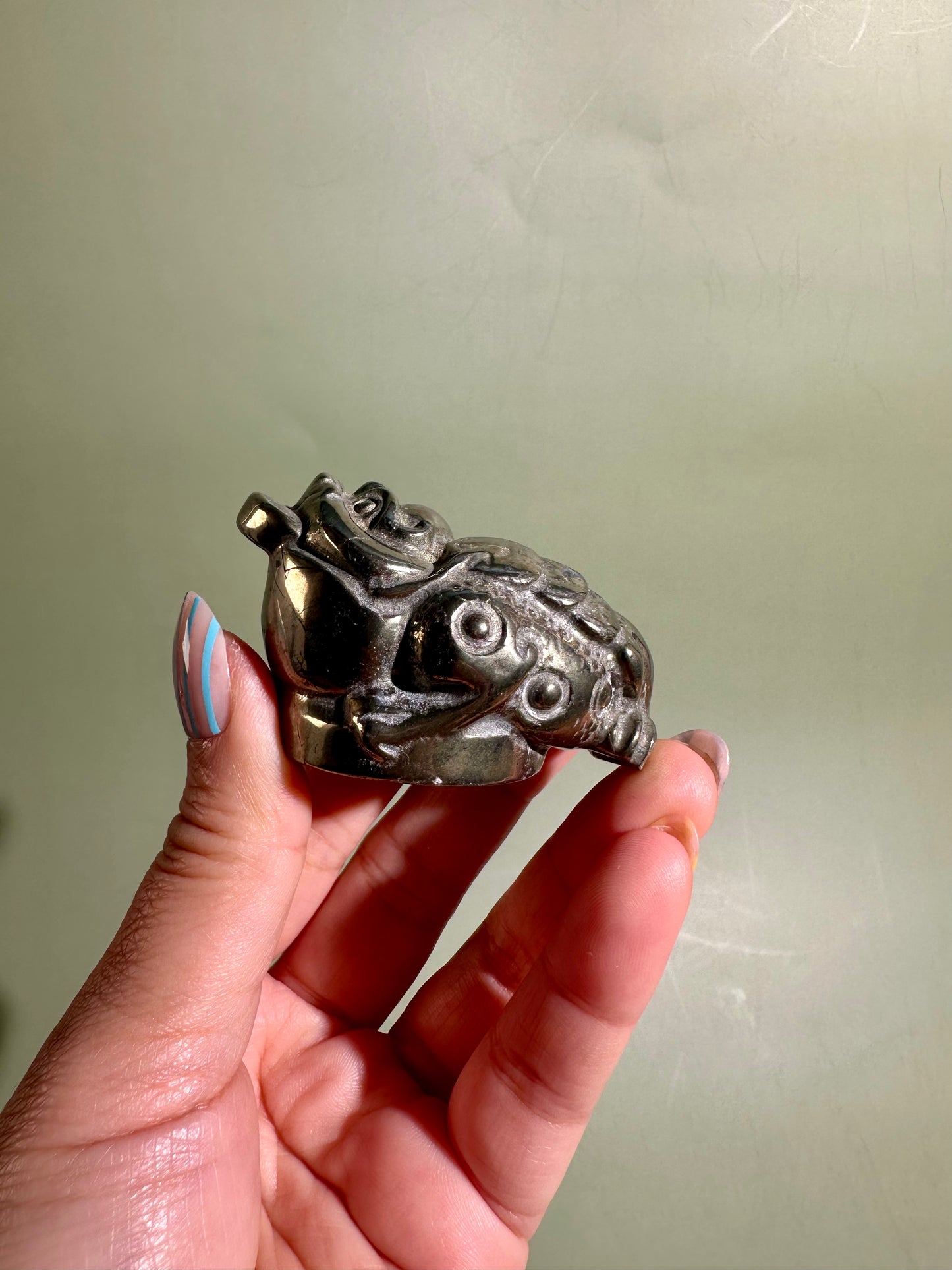 Pyrite Money Toad | Intuitively Chosen Wealth, Success & Protection Energy