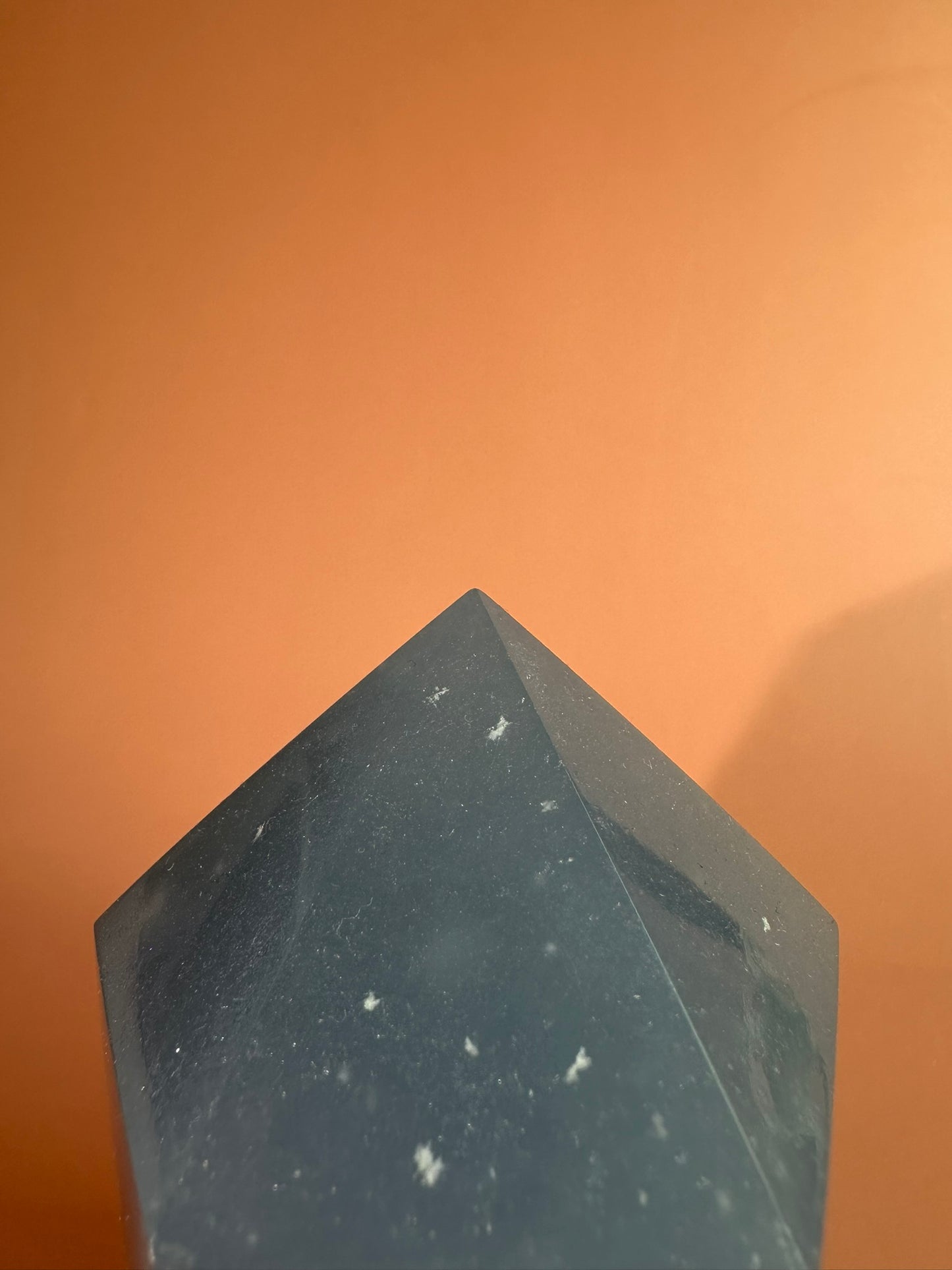 Large Peruvian Snowflake Angelite Tower - D