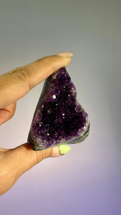 Small Uruguayan Amethyst Cut Base – Option E