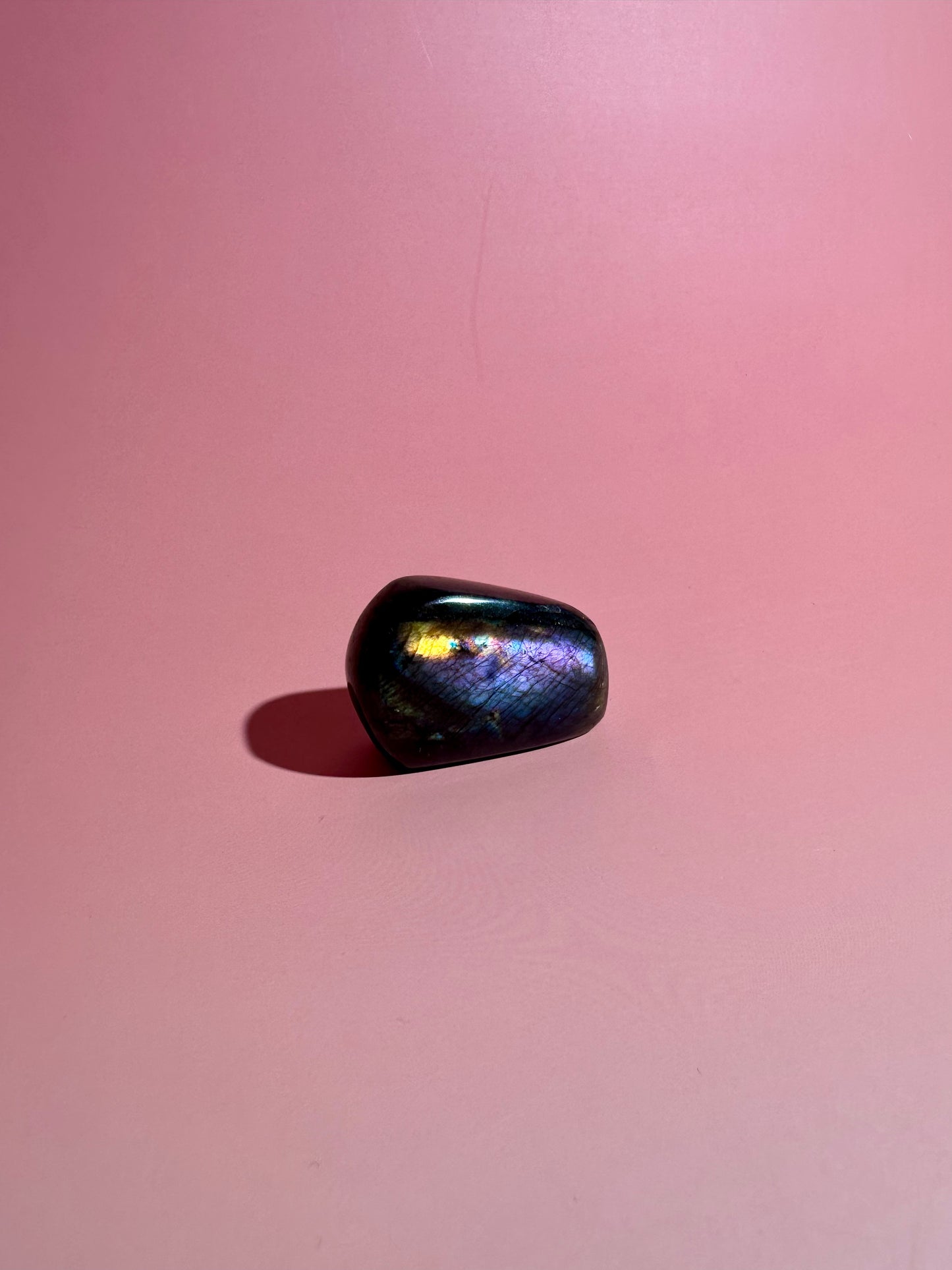 Small Rainbow Flash Labradorite Standing  Freeform – Option B