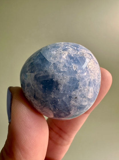 Blue Calcite Tumble