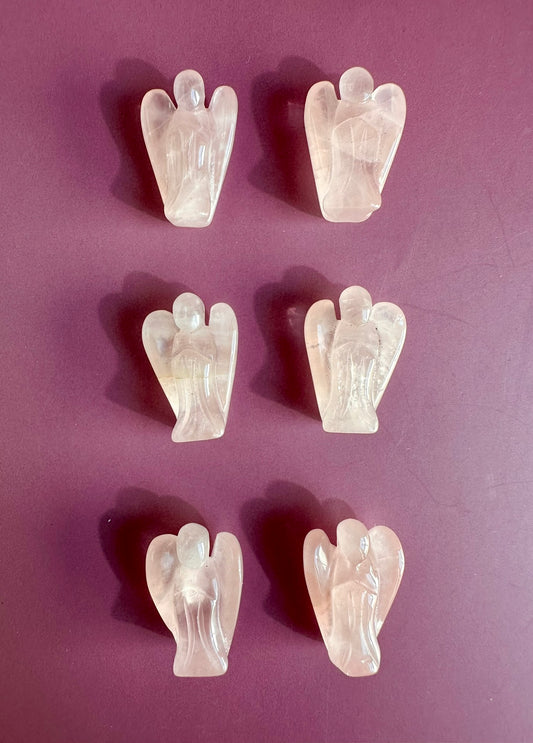 Mini Rose Quartz Angel