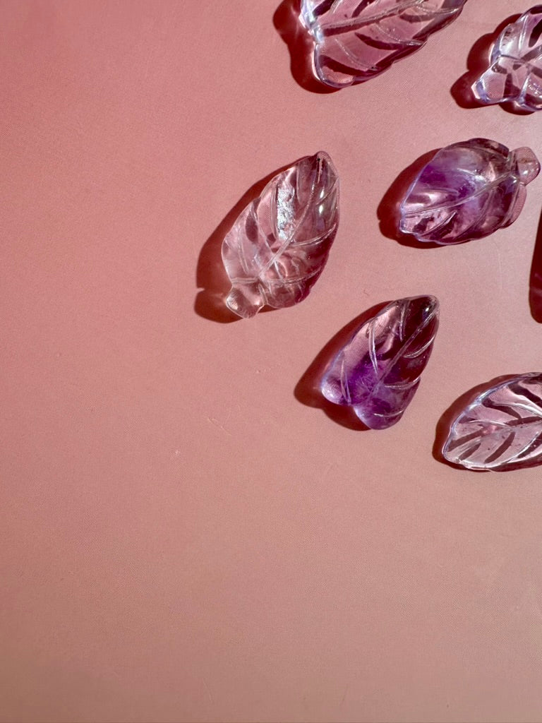 Amethyst Feather | Purple Crystal Carving