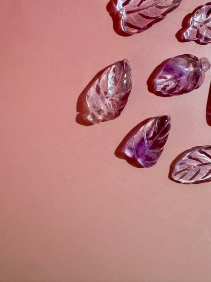 Amethyst Feather | Purple Crystal Carving
