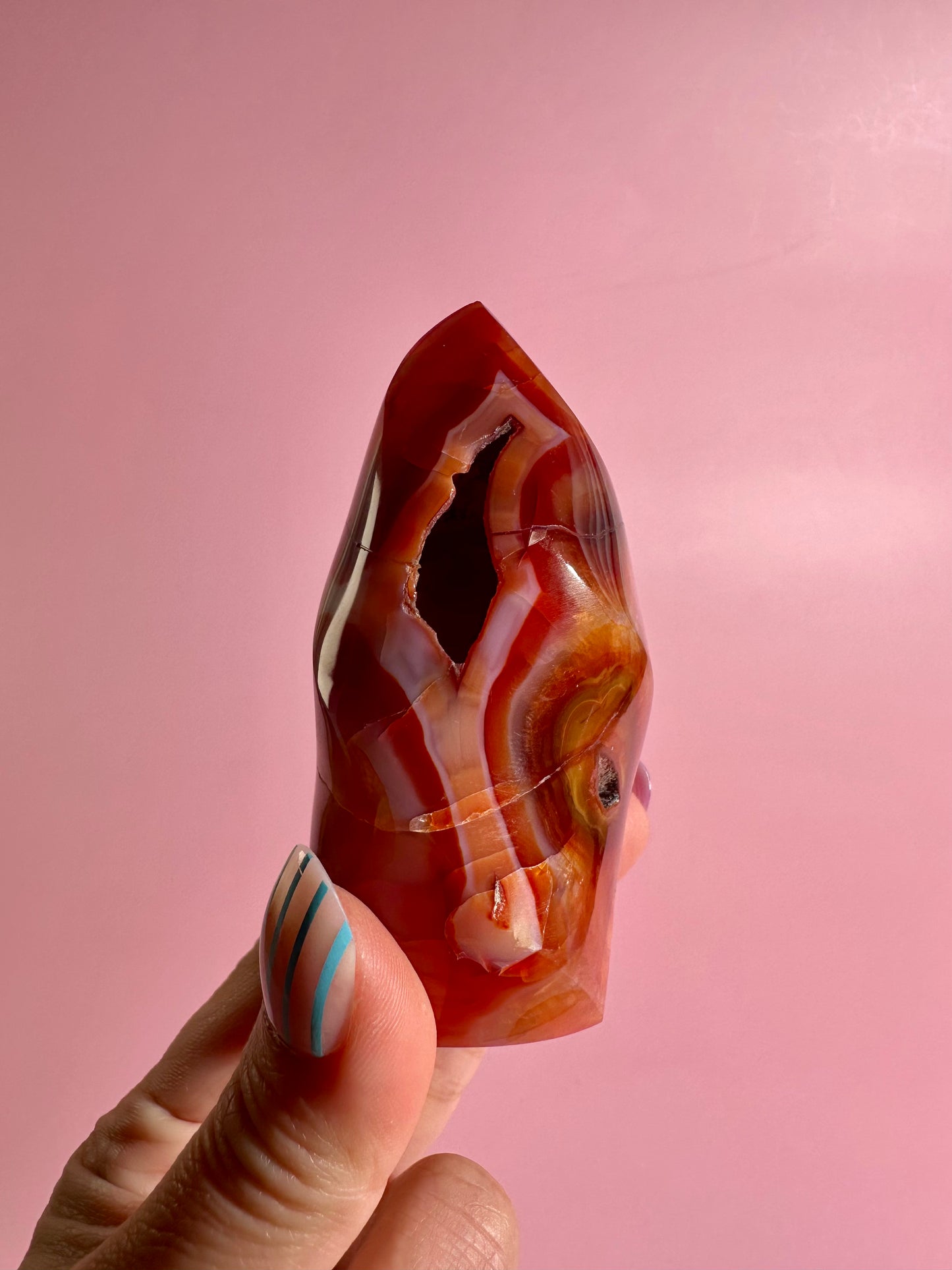 Carnelian Flame – Option M | Courage, Success & Empowerment Crystal