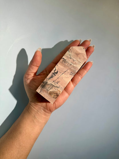 Pink Picture Jasper Tower – Option C