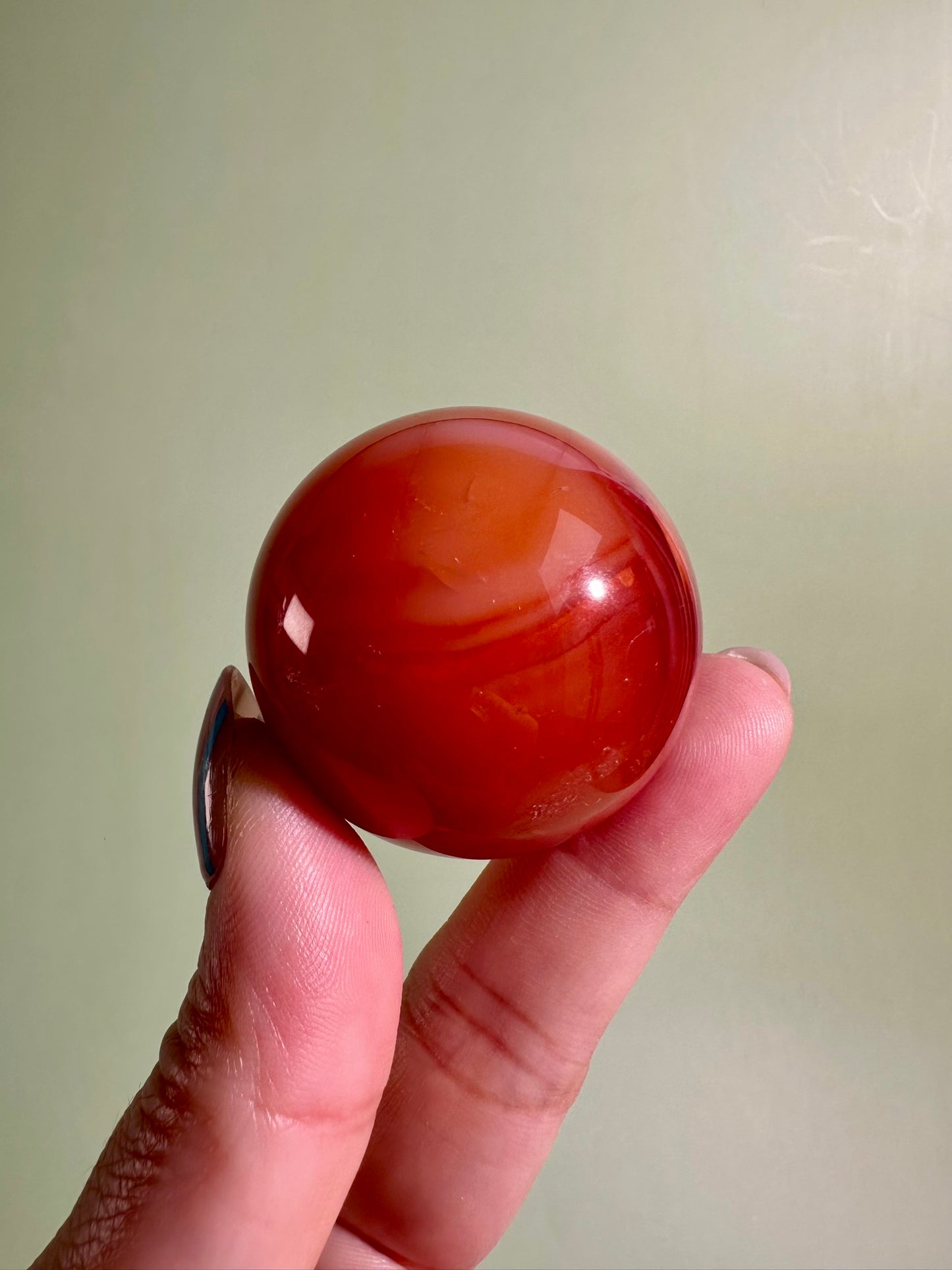 Carnelian Sphere – Option D | Empowerment, Abundance & Confidence Crystal
