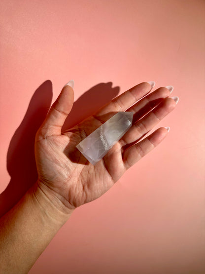 Lavender Green Fluorite Tower – Option A