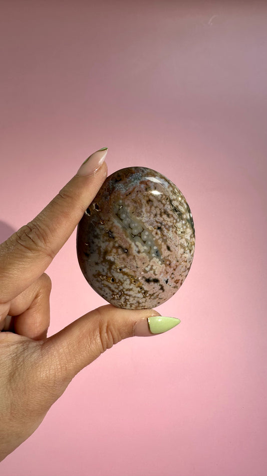 Ocean Jasper Palm Stone – Option I