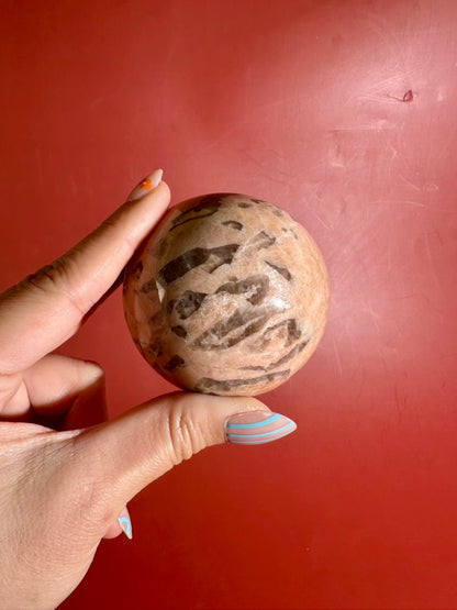 Graphic Feldspar Sphere – Option F | Harmony, Transformation & Collector Sphere