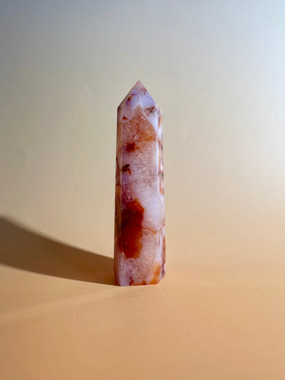 Carnelian Tower Option D | Motivation, Confidence & Positive Energy Crystal