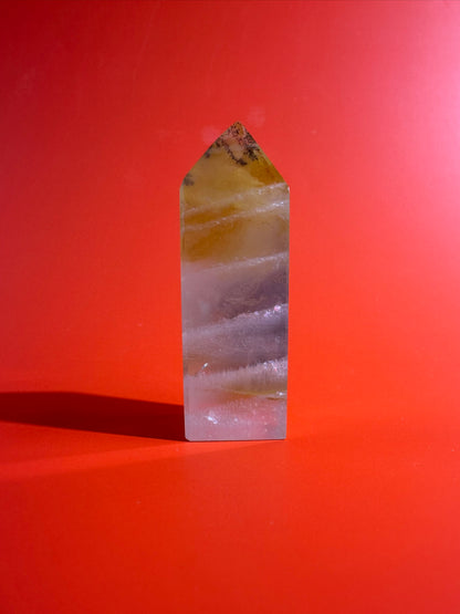 Dendritic Quartz Crystal Tower – Option F | Forest Energy & Nature Connection