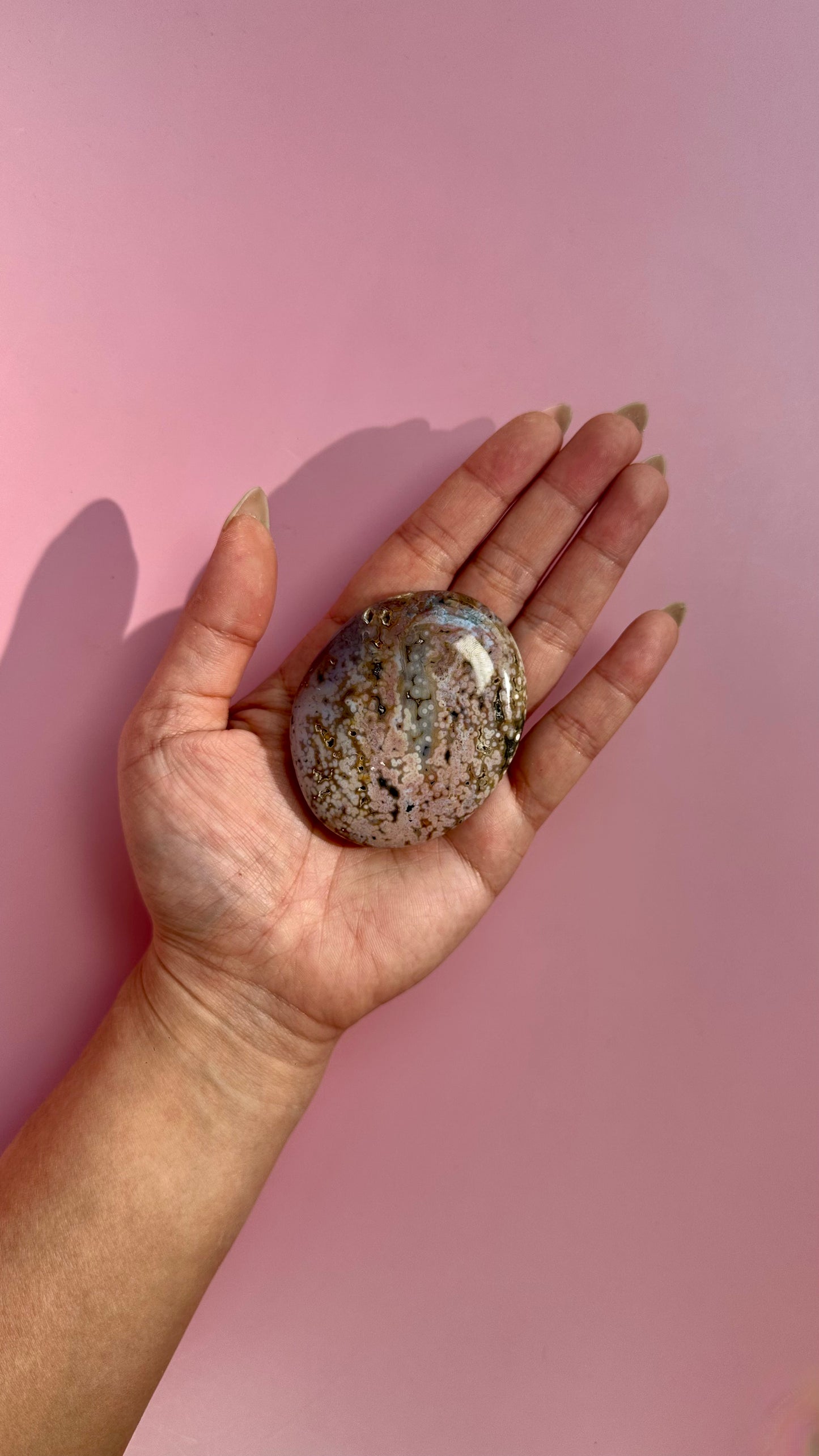 Ocean Jasper Palm Stone – Option I