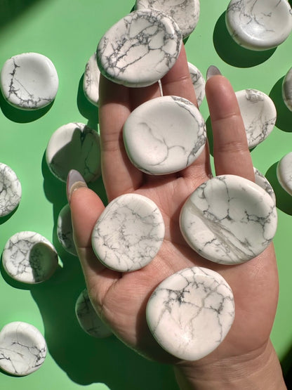 Howlite Worry Stone