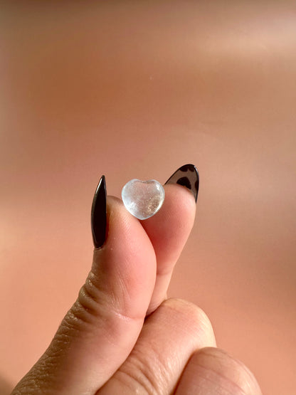 Teeny Aquamarine Heart