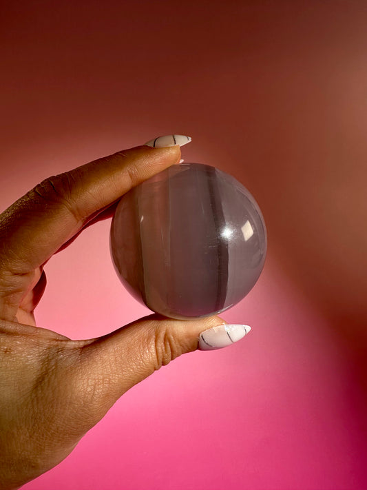 Lavender Green Fluorite Sphere – Option E