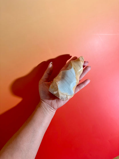 Sea Jasper Flame Option C | One-of-a-Kind Polished Ocean Jasper Style Crystal