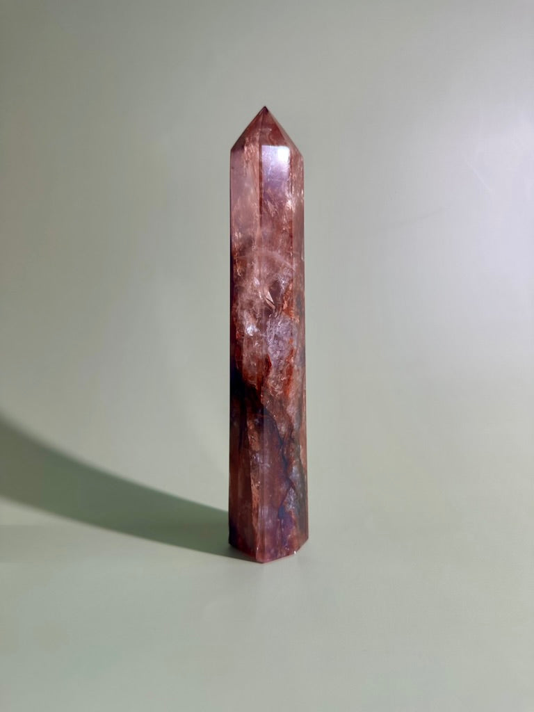 Fire Quartz Tower – Option E | Clarity, Vitality & Manifestation Energy