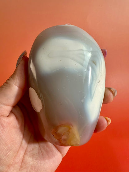 Orca Agate Standing Freeform Option D | One-of-a-Kind Madagascar Crystal