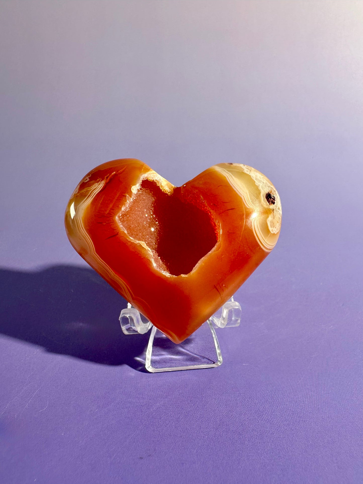 Small Carnelian Heart Option J | Passion, Creativity & Confidence Crystal